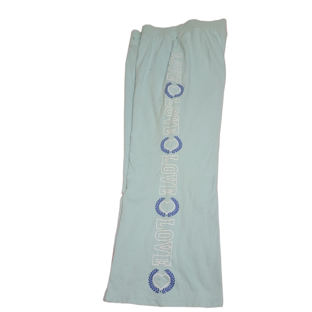 Women'sDanskins Long Pants ~ Lounge Yoga Pants ~ Sky Blue ~ Plus Size 4X~26/28